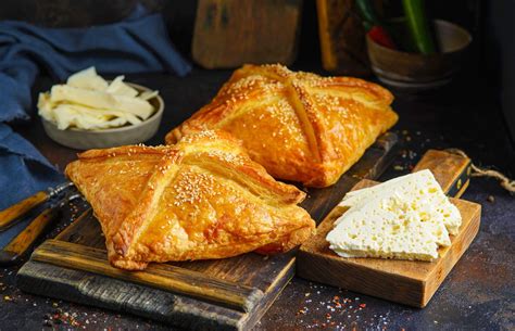  Khachapuri – Một loại bánh phô mai nướng thơm lừng với lớp vỏ giòn rụm và nhân phô mai chảy xuôi như dòng sông!