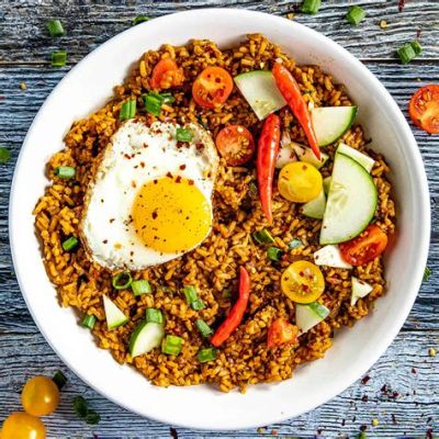  Nasi Goreng: The Spicy Symphony of Fried Rice Meets Sweet and Savory Delight!